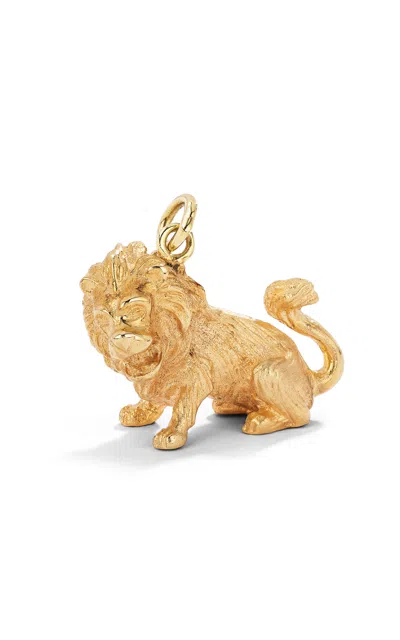 Renato Cipullo 18k Yellow Gold Leo Sculpture Pendant