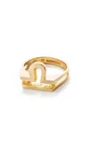 Renato Cipullo 18k Yellow Gold Libra Ring