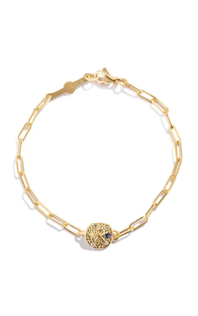Renato Cipullo 18k Yellow Gold Small Sand Dollar Bracelet In Gold