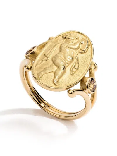 Renato Cipullo 18kt Yellow Gold Danzante Diamond Ring
