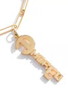 Renato Cipullo Amore 18k Yellow Gold Key Pendant