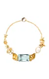 Renato Cipullo Aquamarine Return To The Sea Necklace In Gold