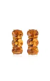 Renato Cipullo Citrine Beam Earrings In Orange