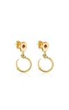 Renato Cipullo Reverso Delicato Hoops In Gold