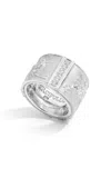 Renato Cipullo Romantica 18k White Gold Diamond Ring