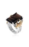 Renato Cipullo Topaz Vita Marina Ring In Metallic