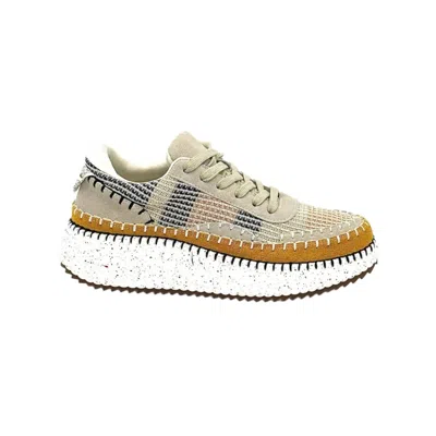 Renato Garini® Women's Alexis Patchwork Sneaker In Mustard/beige In Multi