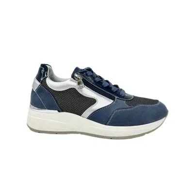 Renato Garini® Women's Exe Sex16 Zip W Lace Sneaker In Sky Blue