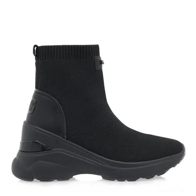 Renato Garini® Women's High Wedge Platform Slip On Sneaker In Black