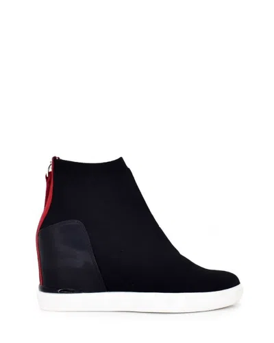 Renato Garini® Women's Regina-244 Stretch Zip Platform Sneakers In Black