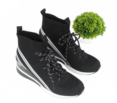 Renato Garini® Women's Wex23 Weave Lace High Top In Black