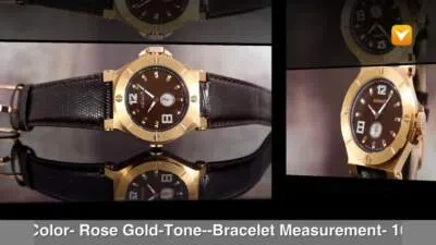 Pre-owned Renato Gent's Swiss Luxury Limited Edition Diamond Rose Gold Brown Dial