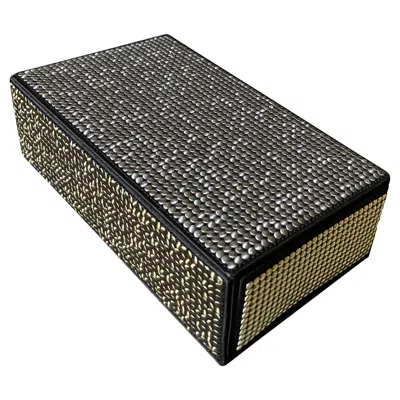 Pre-owned Renaud Pellegrino "juliet" Evening Clutch Box Bag In Black