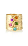 Rene Barnes Genevieve 14k Yellow Gold Sapphire Ring