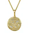 Rene Barnes Grand Hollywood 14k Yellow Gold Diamond Necklace