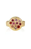 Rene Barnes Honey I 14k Yellow Gold Sapphire Ring