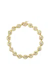 Rene Barnes Reverie I 14k Yellow Gold Diamondtennis Bracelet
