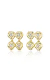 Rene Barnes Reverie Ii 14k Yellow Gold Diamond Earrings