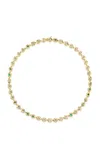 Rene Barnes Reverie Ii 14k Yellow Gold Multi-gem Tennis Necklace