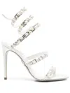 René Caovilla 100mm Cleo Sandals In White