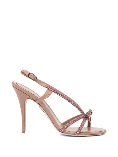 René Caovilla 100mm Lynette Sandals In Multi