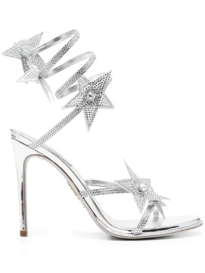RENÉ CAOVILLA 100MM RHINESTONE-EMBELLISHED SANDALS