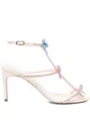 René Caovilla 105mm Caterina Sandal In Pink