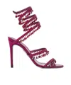 René Caovilla 105mm Chandelier Sandals In Pink