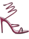 René Caovilla 105mm Cleo Porpora Stiletto-heel Sandal In Pink