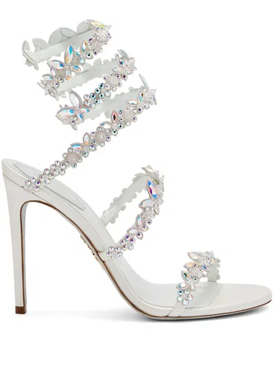 René Caovilla Rene Caovilla Embellished High In White