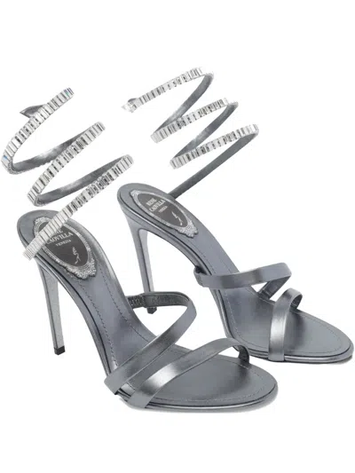 René Caovilla Heeled Sandal Rene Caovilla Woman Color Grey In Gray
