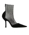 René Caovilla Slingback Mid-high Heel In Black