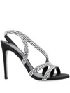 René Caovilla 105mm Lisa Sandals In Black