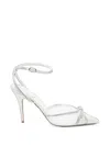 René Caovilla 105mm Lynette Sandals In White