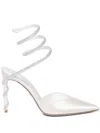 RENÉ CAOVILLA 105MM MARGOT SATIN PUMPS