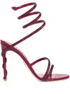 René Caovilla Heeled Sandals Rene Caovilla Woman Color Burgundy In Red