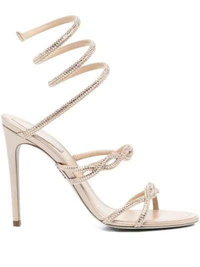 René Caovilla 110mm Spiral-embellished Sandals