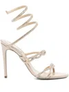 René Caovilla Flat Sandals Rene Caovilla Woman Color Beige In Neutral