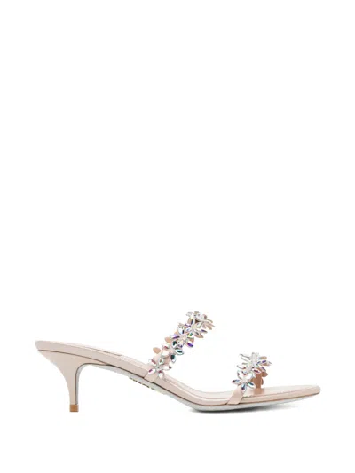 René Caovilla 50mm Eva Sandals In Multi