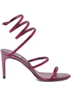 René Caovilla 80mm Cleo Sandals In Pink