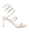 René Caovilla 80mm Cleo Sandals In White