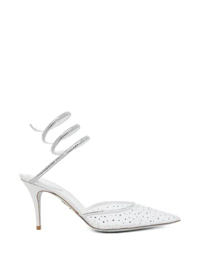 René Caovilla 80mm Crystal-embellished Pumps In Animal Print