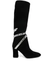 René Caovilla 80mm Juniper Boots In Black