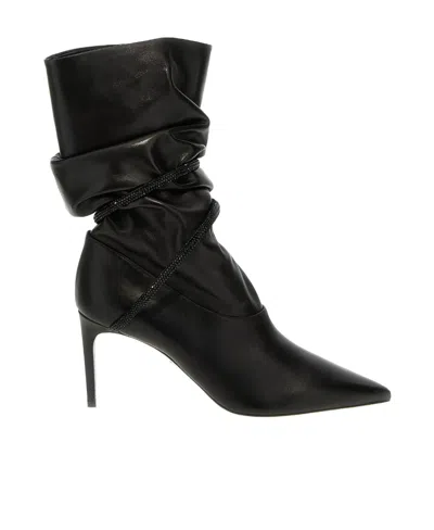 RENÉ CAOVILLA RENÉ CAOVILLA POINTED TOE ANKLE BOOTS