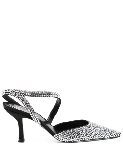 René Caovilla 90mm Crystal-embellished Pumps