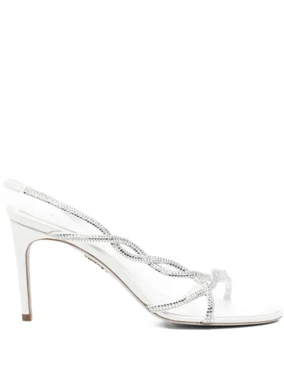 René Caovilla 90mm Crystal-embellished Slingback Sandals