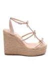 René Caovilla 100mm Bow-detailed Espadrilles