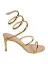 René Caovilla Ankle Wrap Sandals In L018