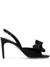 René Caovilla Arabella Crystal-embellished Sandals In Black
