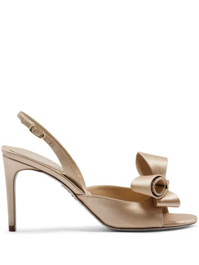 René Caovilla Arabella Sandals In Neutrals